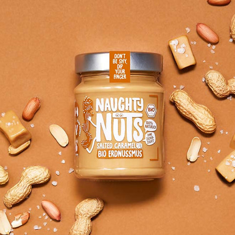 Cremă BIO de arahide cu caramel sărat