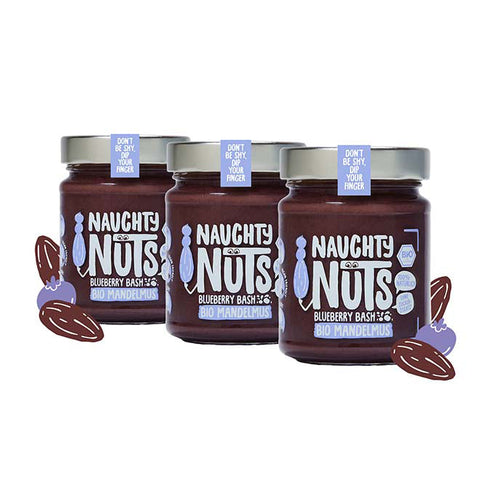 Cremă BIO de migdale cu afine – Blueberry Bash