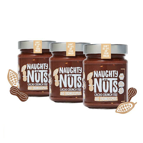 Cremă BIO crocantă de arahide cu cacao