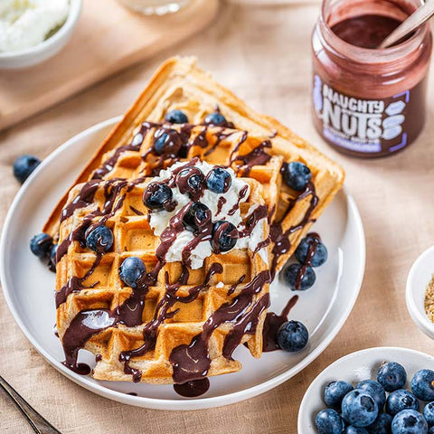 Cremă BIO de migdale cu afine – Blueberry Bash