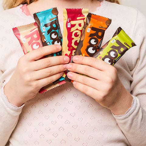 Pachet cu batoane proteice BIO Roobar cu ciocolată (15 batoane)