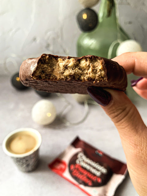 Biscuit BIO cu unt de arahide și ciocolată, fără zahăr adăugat
