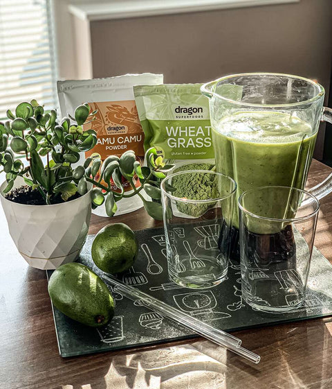 Pulbere BIO din iarbă de grâu – Dragon Superfoods