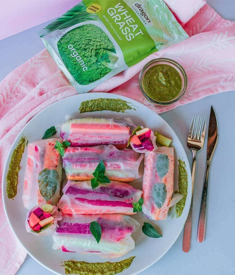 Pulbere BIO din iarbă de grâu – Dragon Superfoods