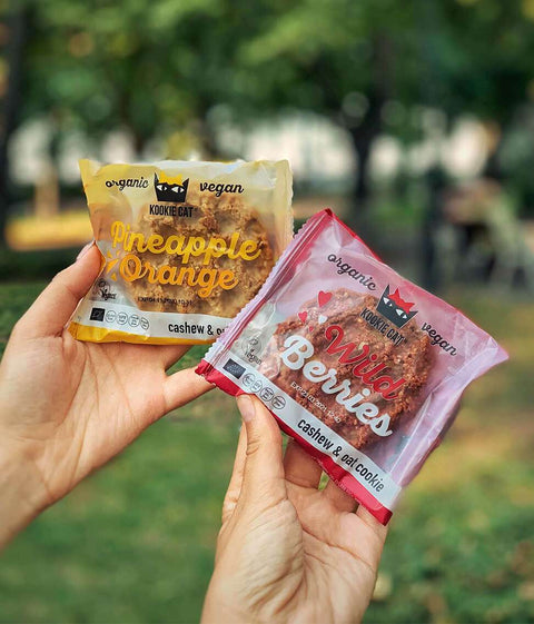 Biscuit BIO cu ananas și portocală – Kookie Cat