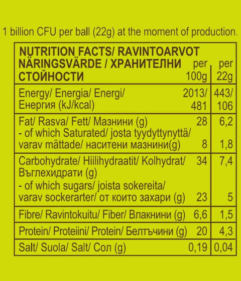 Biluță BIO cu matcha, mentă și chipsuri de ciocolată