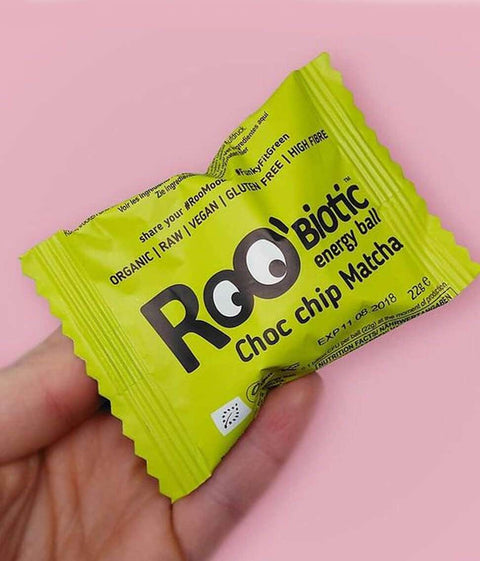 Biluță BIO cu matcha, mentă și chipsuri de ciocolată