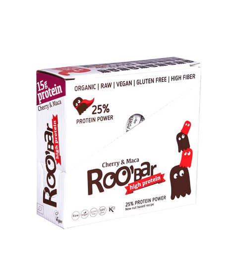Baton BIO proteic cu cireșe și maca