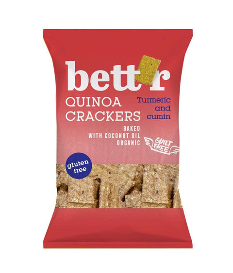 Crackers BIO cu quinoa, turmeric și chimion