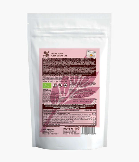 Pulbere BIO de Maca Roșie – Dragon Superfoods