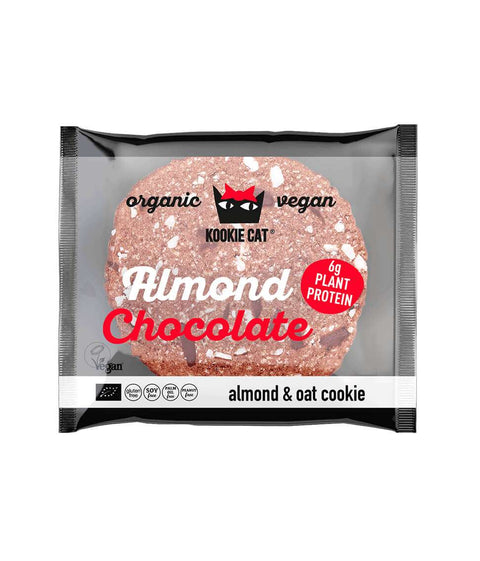 Biscuit BIO proteic cu ciocolată neagră – Kookie Cat