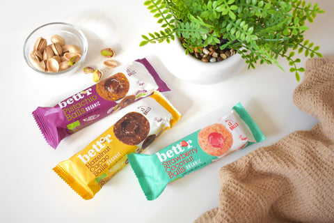 Biluțe BIO cu umplutură de alune și cacao