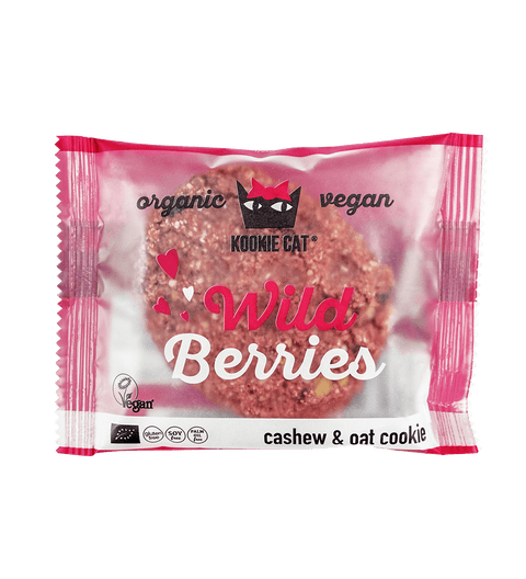 Biscuit BIO cu fructe de pădure – Kookie Cat