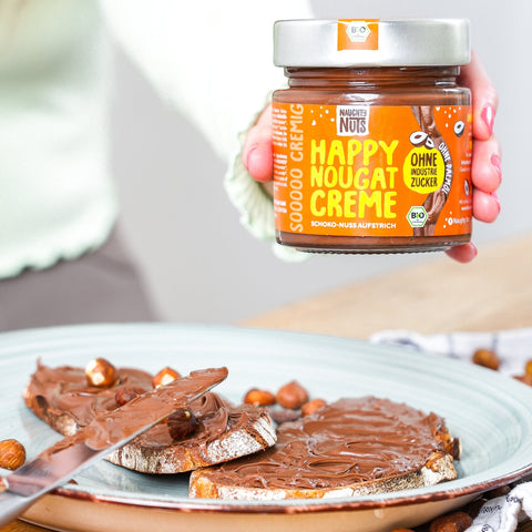 Cremă BIO de alune și cacao – Happy Nougat