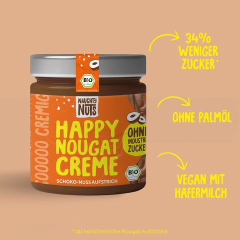 Cremă BIO de alune și cacao – Happy Nougat