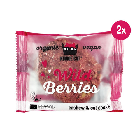 Cutie mixtă cu biscuiți BIO Kookie Cat – 12 bucăți, 5 arome irezistibile