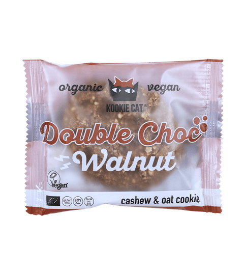 Biscuit BIO cu dublă ciocolată și nuci – Kookie Cat