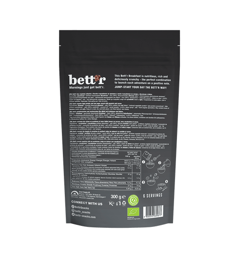 Granola BIO proteică cu arahide și cacao