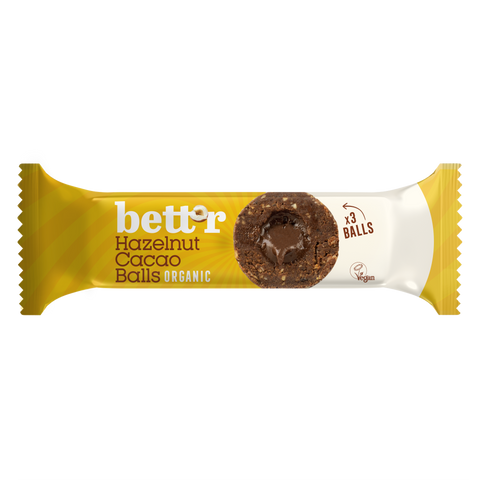 Biluțe BIO cu umplutură de alune și cacao