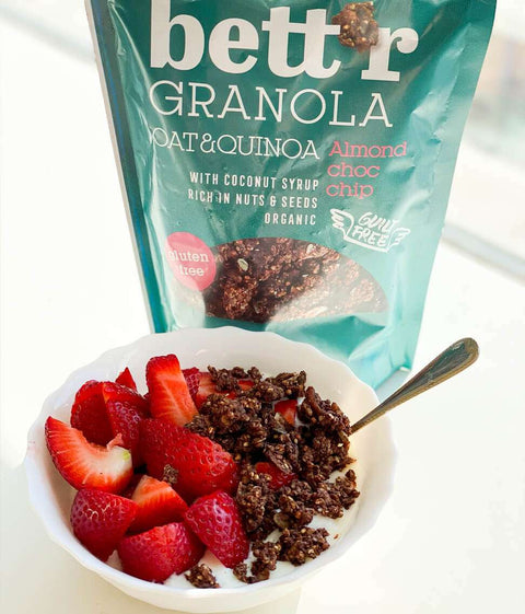 Granola BIO cu migdale și ciocolată