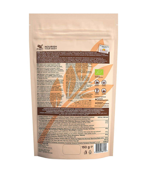 Scorțișoară BIO Ceylon pudră – Dragon Superfoods