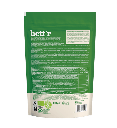 Pudra de spirulina verde BIO
