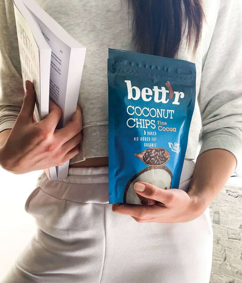 Chips BIO de cocos cu cacao fină