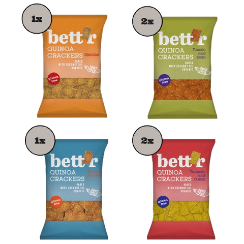 Mix de biscuiți organici cu quinoa, fără gluten