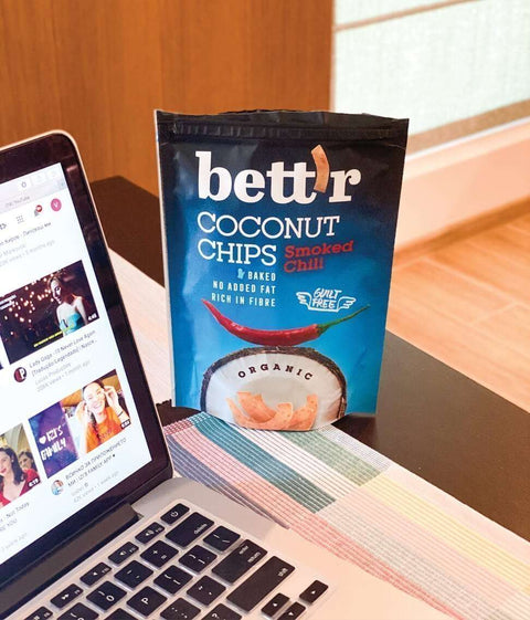 Chips BIO de cocos cu chilli afumat