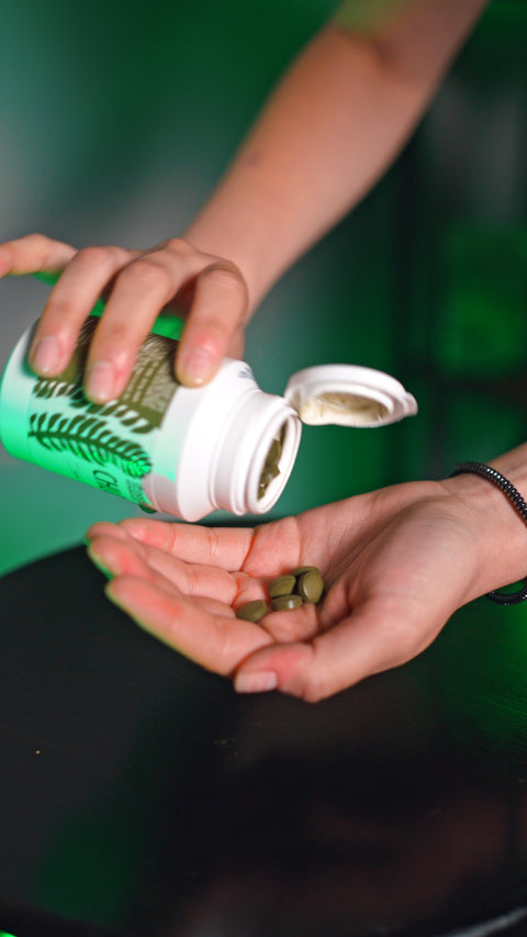 Tablete de Chlorella bio, 80g,  Dragon Superfoods 