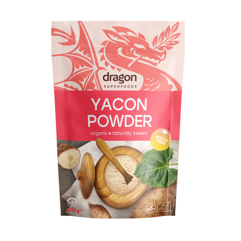 Pudră de Yacon bio, 200g, Dragon Superfoods