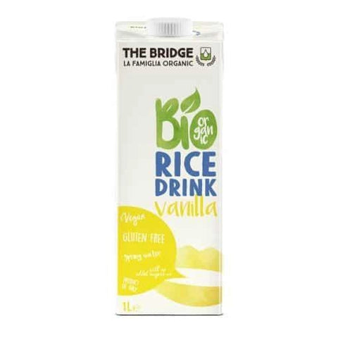 Băutură din orez BIO cu vanilie fără gluten 1L, The Bridge