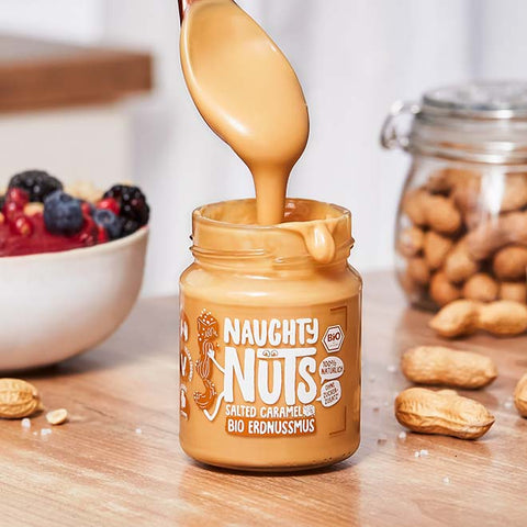 Cremă BIO de arahide cu caramel sărat