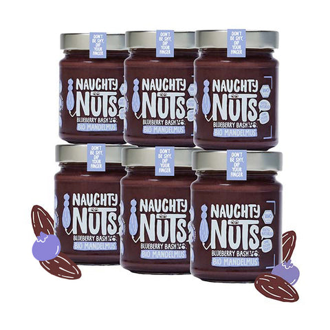 Cremă BIO de migdale cu afine – Blueberry Bash