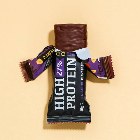 Baton proteic BIO cu ciocolată Roobar – Pachet de 15 bucăți