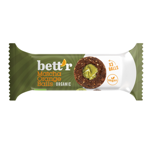 Bile din fructe BIO cu matcha și portocale, Bett'r