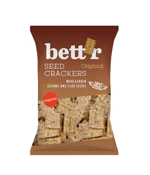 Crackers BIO integrali cu semințe