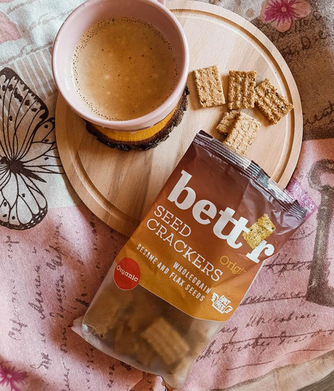 Crackers BIO integrali cu semințe