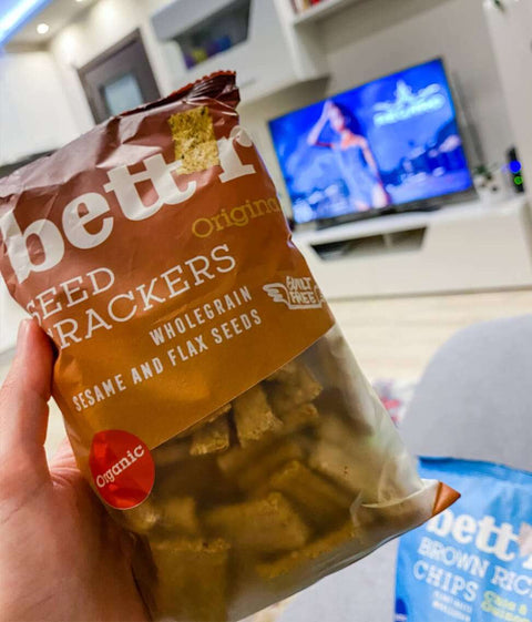 Crackers BIO integrali cu semințe