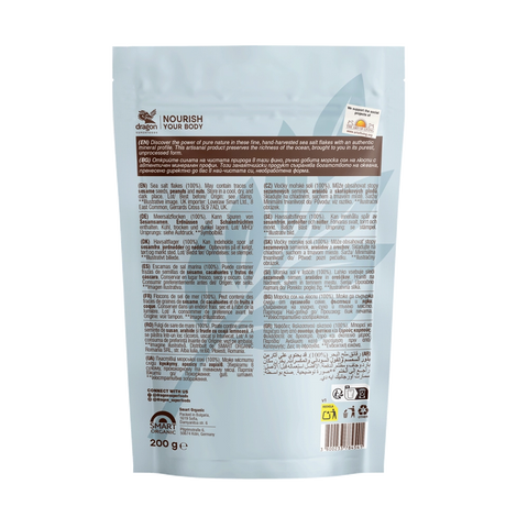 Fulgi de sare de mare, 200 g, Dragon Superfoods