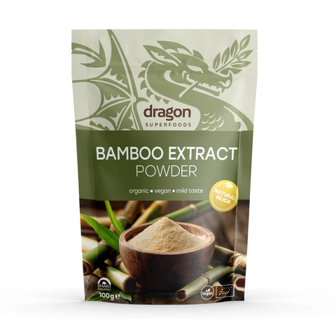 Pudră bio de extract de bambus Dragon Superfoods