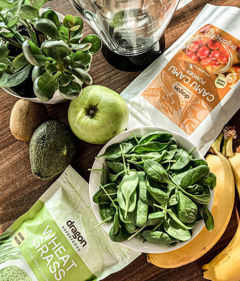 Pulbere BIO din iarbă de grâu – Dragon Superfoods