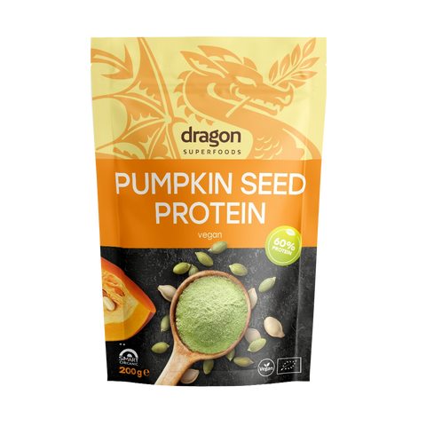 Proteină din semințe de dovleac BIO, 200 g, Dragon Superfoods
