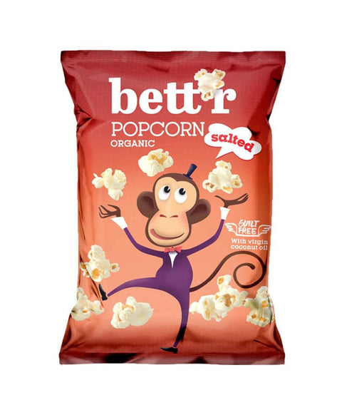 Popcorn BIO cu sare de mare