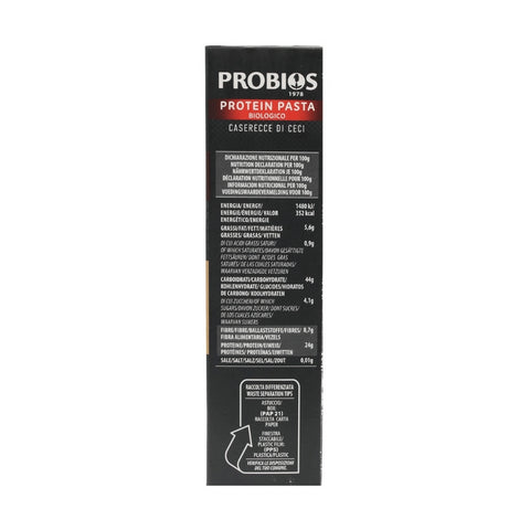 Paste proteice Casarecce din năut organic, 250g, Probios