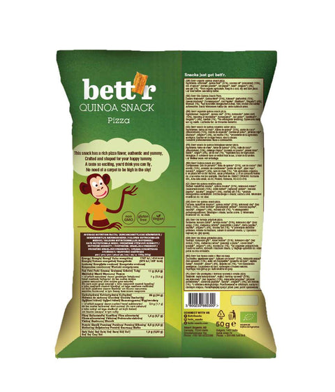 Snack BIO din quinoa cu aromă de pizza