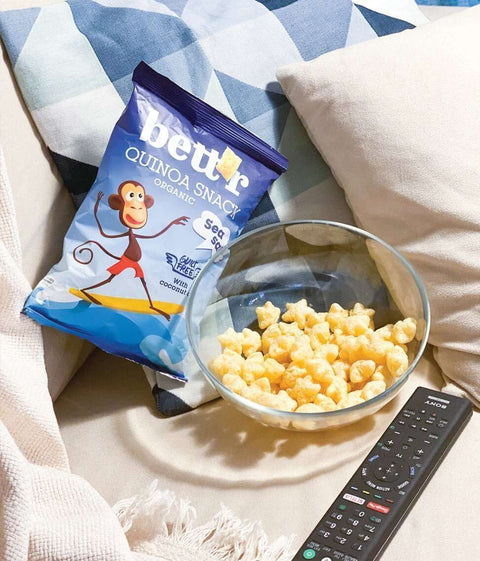 Snack BIO din quinoa cu sare de mare