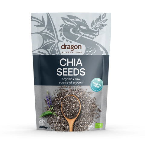 Semințe de chia BIO, 200 g, Dragon Superfoods