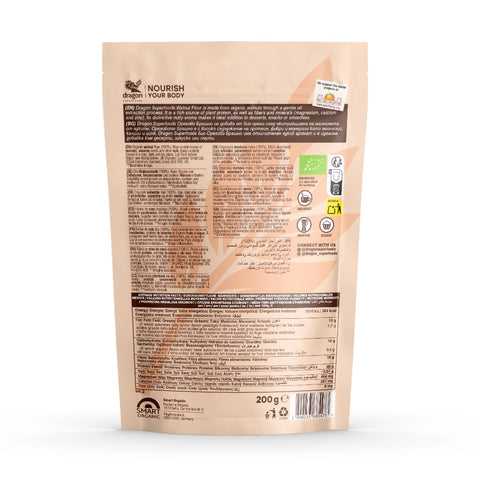 Făină de nucă BIO, 200 g, Dragon Superfoods