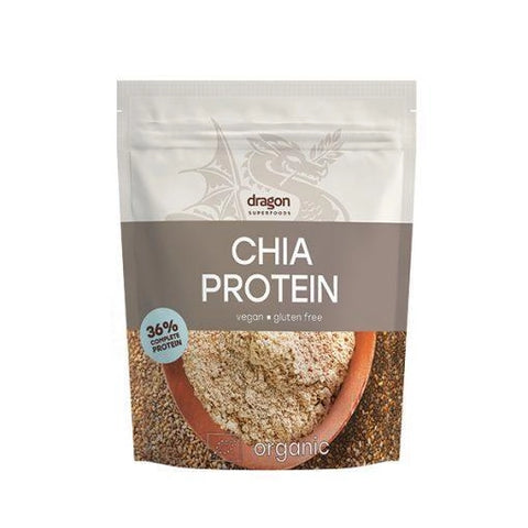 Pudra proteica BIO din chia, 36% proteine complete, 1,5 kg, Dragon Superfoods